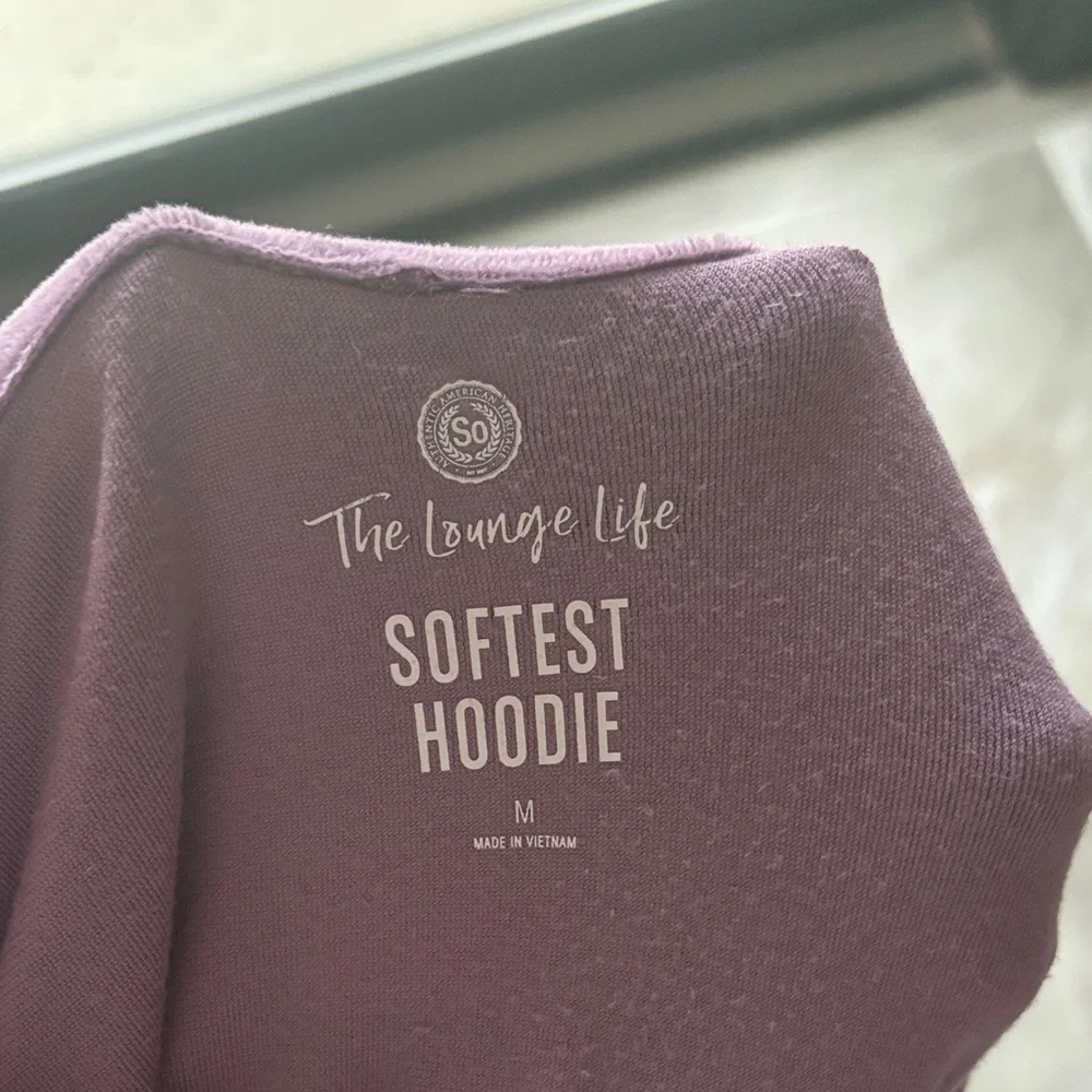 SO Purple Hoodie Sweatshirt - Picture 4 of 4